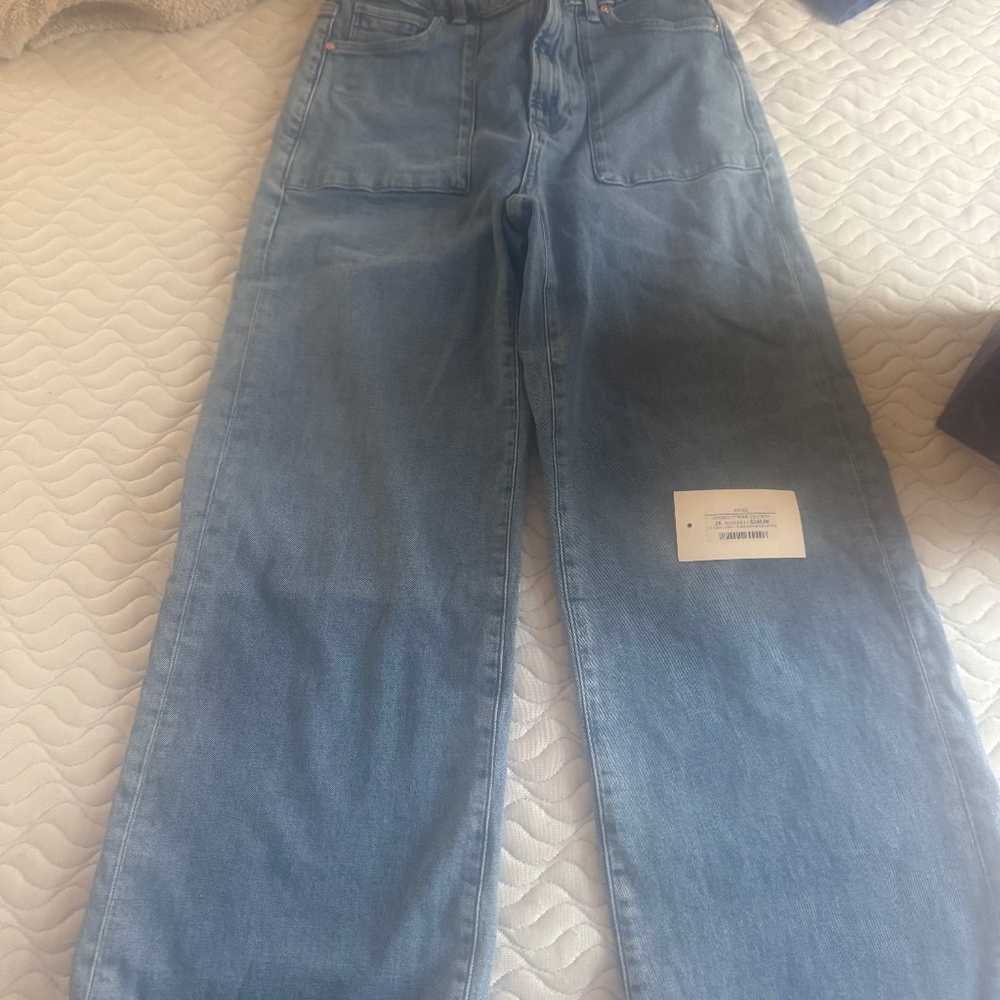 Paige Anessa Wide Leg Jeans